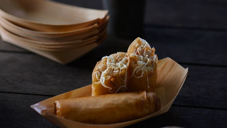 Cheesy Chicken Spring Roll