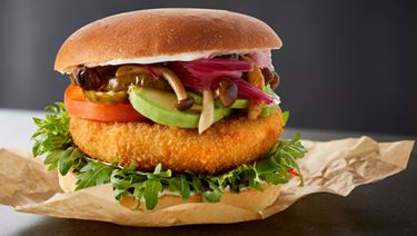 Porcini mushroom Burger
