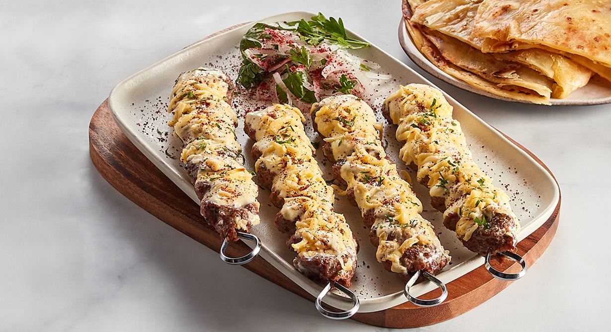 Cheesy Kebab Skewers Meals with Kraft