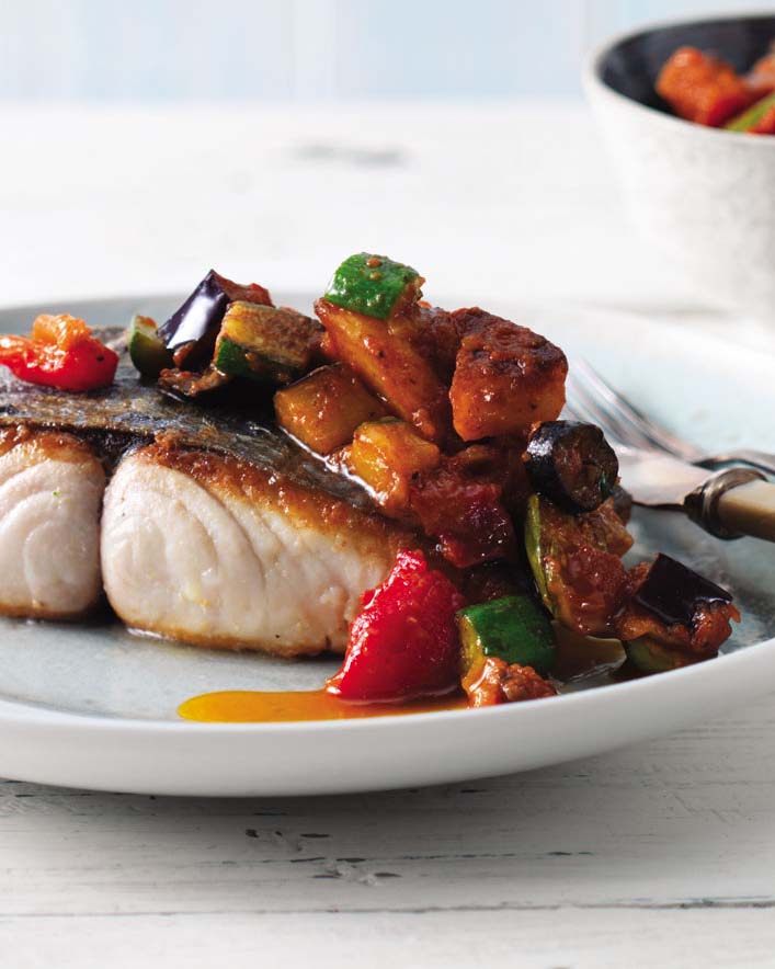 Crispy Fish With Mediterranean Relish Lurpak®
