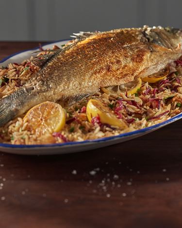 Lebanese Fish Risotto - Sayadiyeh